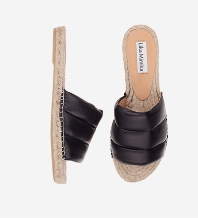 BLACK - Slipper Padded