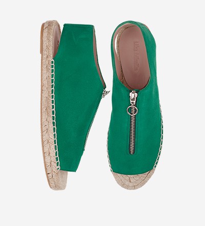 LEAF - Peep Toe Zipper Sandal