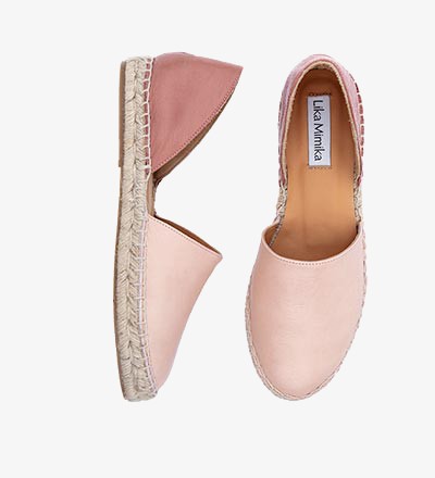 CIPRIA BLUSH - Calf Leather / Menorquinas