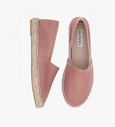 BLUSH - Calf Leather / Espadrilles