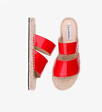 CHERRY - CALF Leather / Hybrid Sandal