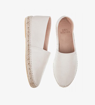 IVORY - Calf Leather / Espadrilles