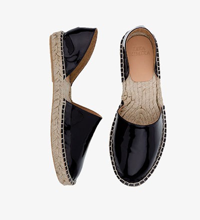 BLACK - Lackleder / Menorquinas