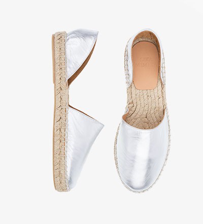 SILVER SHIMMER - Calf Leather / Menorquinas